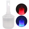 01 Puntale per Canna Elettrica Portatile con Luce, Punta per Canna Luminosa per Ciechi, Accessorio di Ricambio per Punta per Canna da Passeggio per Non Vedenti, con 3 Batterie a Bottone LR41 (non Staccab