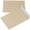 OFFICER PRODUCTS Office PRODUCTS - Buste da lettera con nastro in silicone, formato C5, 162 x 229 mm, 90 g/m², 10 pezzi, colore marrone/marrone (Confezione da 5)