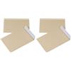 OFFICER PRODUCTS Buste con rivestimento in silicone autoadesivo, HK B4, 250 x 353 mm, 90 g/m², 10 pezzi, marrone/buste e accessori per spedizione/tipo con nastro in silicone/tipo HK/colore-marrone/formato