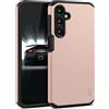 BEZ Cover per Samsung Galaxy A16 5G, Custodia per Samsung A16 5G Rigida Protettiva con Impact [Antiurto, Assorbimento-Urto] Bumper Protezione da Cadute e Urti Posteriore, Oro Rosa