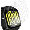 Bigqin 6 Pezzi Pellicola Protettiva Compatibile con Xiaomi Redmi Watch 5 Active, Pellicola Protettiva in Vetro Temperato HD 9H Ultra-Sottile Antigraffio, Trasparente