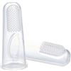 THERMOBABY Spazzolino da denti in silicone per bambini, confezione da 2 - a partire da 3 mesi - Made in France