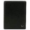 Roncato Pascal portafoglio, nero in Vera Pelle, misura: 9.5 x 13.5 x 1.5