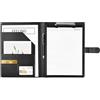 Zanfqvo Cartella Portadocumenti A4, Portablocco A4 con Pinza, Raccoglitore Foldover Clip Boards, portablocco in pelle, Clip Boards per scuola/industria/ufficio