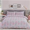MyHome LEOXXX Set Copripiumino Leo, Policotone Poliestere, Rosa, Singolo