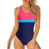 Runmeihe Costume da Bagno Donna, Costumi da Bagno Donna Intero Modellante con Coppe in Schiuma Rimovibili (IT, Numero, 52, 54, Regular, Regular, BlackRed)