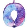 albi Travel Pillow Universum, cuscino da viaggio, cuscino cervicale in memory foam per bambini e adulti, viaggio in auto aereo, blu, rosa, taglia unica