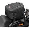 KEMIMOTO Borsa Posteriore Moto, 7-12L Borsa Sella Moto Espandibile Grande Gapacità, Borse Impermeabile Motocicletta con Copertura Antipioggia, Nero