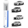 PARTS4EV QM1 Cloud White/Fresh Powder Pennarello per ritocchi per Nissan - Corrispondenza perfetta per scheggiature e graffi