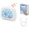 m MU 【Non bisogno batterie】m Mu Giocattolo Pop It elettronico Fidget ricaricabile,4 modalità,120 livelli,in Silicone.Console di Gioco a Decompressione Pop It Elettronico.Regalo ideale per Bambini e Adulti.