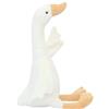 NatureMan Cuscino imbottito a forma di cigno, 50 cm, morbido cuscino da abbracciare, regalo di compleanno, compagno perfetto per bambini, neonati e bambini