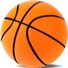 LuGirlre Aggiornamento 2026 Silent Basketball, Pallacanestro Silenzioso, Pallone in Schiuma Ad Alta Densità Non Rivestito, Silenzioso Pallone Schiuma Allenamento in Sala(Colore Arancione)