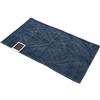 Daunex Tappeto Kris in Puro Cotone Stonewashed con lavorazione jacquard (50x90 cm, Blu)