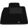 Somer Car Tappetino Auto Lato Guida Per Nissan Micra 2013-2017 – Moquette Nera Con Cucitura Bianca E Battitacco (1 Pezzo, Made In Italy)