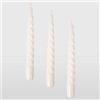 La Briantina Candele Decorative, Bianco, Altezza 20 cm x ø 2