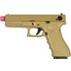 Pistola Glock 18 SEMI/FULL AUTO scarrellante a gas Tan