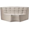 Ethnicraft - Divano 2 posti N701 - Beige - Legno - Designer Jacques Deneef