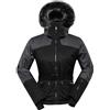ALPINE PRO SPORTSWEAR & EQUIPMENT Alpine Pro OLADA - Giacca da sci da donna alla moda con cappuccio, giacca da snowboard elasticizzata con pelliccia, giacca invernale con paraneve e giacca da trekking, giacca da montagna, impermeabile