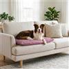 Italian Bed Linen Maxy Cuscinone Cane e Gatto ELEGANT - Cuscino per Animali Domestici Imbottito e Trapuntato, in Microfibra, 60x100 cm, Materassino Morbido e Confortevole per Cani Taglia Piccola/Media/Grande, Lilla