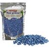 Amtra Fluo Gravel - Decorativo per acquario, ghiaia ceramizzata per fondale, per Acquario di acqua dolce e salata, privo di polveri, Blu, 350 G (Confezione da 2)
