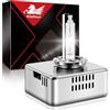 WinPower D5S Xenon Lampada 35W 6000K HID Auto Fari Lampadine Bianca Base Metallica Completa Lampadina 12 V Ricambio Kit, 1 Bulbi