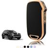 TOOMUME Cover Chiave TPU, Custodia Chiave Adatto per Kia Sportage Ceed XCeed ProCeed Sorento Tonic Niro Rio Stinger Seltos Soul K3 K5 K8, Copri Chiavi Guscio Chiave Auto Telecomando - Smart Key