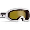 Salice 992DA Maschera Sci SR, Bianco Doppio ANTIFOG Ambra Unisex Bambino, Descrizione Montatura:Bianco, Unica