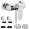 MeYuxg Rubinetto a Parete per Doccia Rubinetto Miscelatore Monocomando per Doccia Il Rubinetto Caldo e Freddo può Essere Utilizzato in Vari Scenari Come Case, Hotel, Scuole (Stile 1)