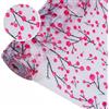Home Direct Tappetino per cassetti impermeabile Tappetini Non-adesivo EVA Plastica Rotolo per Mensola Cassetto Frigorifero Tavolo Mobile Cucina Lavello Ripiani, Ritagliabili 44cm x 600cm rosso bianco trasparente