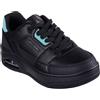 SKECHERS Sneaker stringate UNO Court con inserti e soletta Memory