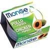 Monge Fruits Cat Lattina Multipack 24x80G POLLO CON PAPAYA