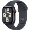 APPLE Watch SE 2024 GPS + Cellular 40mm alluminio mezzanotte con cinturino Sport - S/M