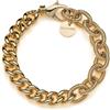 Unoaerre Bracciale Unoaerre 2020 a groumette e rolò in bronzo dorato giallo