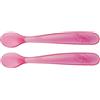 Chicco Cucchiaio Silicone Femminile Bi-Pack 6m+