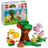 LEGO Super Mario Pack di Espansione Yoshi nella Foresta Fuovolosa, Giochi per Bambini da 6 Anni con 2 Personaggi, Regalo per Gamer, Giocattolo da Collezione da Abbinare a Uno Starter Pack 71428