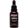 Uppercut Deluxe Beard Oil, Condizionatore Leggero per Barba con Oli Essenziali per Nutrire la Barba, Applicazione Morbida e Finitura Leggera, Profumo di Patchouli e Pelle 30ml