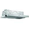 Bosch DFM064W54 Serie 2 - Cappa per schermo piatto, 60 cm, A scelta di ricircolo o di scarico, interruttore a bilanciere, 29x59.8x20.3 cm, Argento metallizzato
