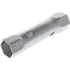 GEDORE Chiave a Tubo Doppia, 46 e 50 mm, Chiave a Tubo Esagonale, Lunga 235 mm, Chiave a Pipa Doppia per Dadi, Chiave a Bussola Meccanico, 26 R 46 x 50, Acciaio Cromato