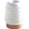 ZEN ARÔME Zen'Arôme Calorya n°16 - Bruciatore di Cera profumata - Bruciatore Elettrico per Fusione di fragranza - Calore Delicato - Ceramica con Decorazioni Traforate e Illuminazione Ambientale - H 21,5 cm