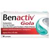 Benactiv Gola 8,75mg Flurbiprofene Pastiglie Senza Zucchero Gusto Eucalipto e Miele Trattamento di Stati Infiammatori del Cavo Orofaringeo, 16 Pastiglie