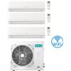 Hisense Climatizzatore Condizionatore Inverter Hisense New Energy Wifi R32 Trial Split 7000 + 7000 + 7000 BTU con U.E. 3AMW62U4RJC Classe A++/A+