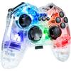 NACON Gamepad Wireless per PC con effetti RGB e scocca Trasparente - PCGC-200WLRGB