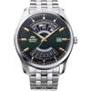 Orient Contemporary Multi Year Calendar - Orologio Da Uomo Automatico a Carica Manuale Casual Bracciale e Cassa In Acciaio Metallizzato Quadrante Verde - RA-BA0002E30B RA-BA0002E