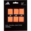 adidas Set Overgrip Padel 3pz Arancio Unica