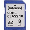 Intenso Scheda di memoria SDHC da 8 GB, Classe 10