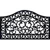 ID MAT ID Opaco 4575 Ebano-Tappeto Zerbino Gomma, Colore: Nero, Dimensioni: 75 x 45 x 1,4 cm