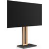FITUEYES Design Supporto TV da Pavimento per 32 - 65 Regolazione Angolo ± 30° Porta TV da Terra Mobile Portata Massima 40 kg Massimo VESA 400 * 400mm Serie ZEN