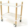Paperflow Carrellino multiuso - 50 x 36 x 55 cm - PPL/faggio - bianco/faggio - Paperflow K700540