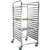 Ristoattrezzature Modello: 108920362663,Carrello portateglie in acciaio inox 30 teglie 60x40 cm 67x82x170h cm