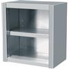 Ristoattrezzature Modello: 117443133,Pensile in acciaio inox a giorno 100x40x65h cm con 1 ripiano